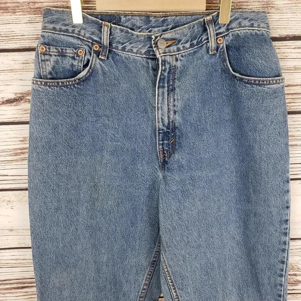 Levi's 12 M/30" Blue Vtg 550 High Rise Mom Jeans - Picture 10 of 12
